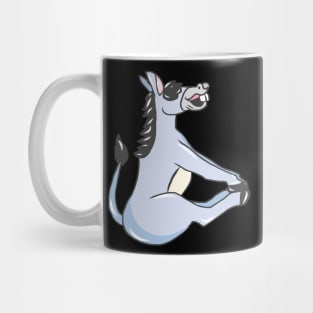 Sweet donkey kids comic donkey mule draft animal Muli Mug